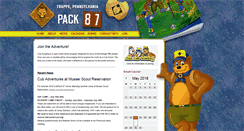 Desktop Screenshot of cubpack87.com